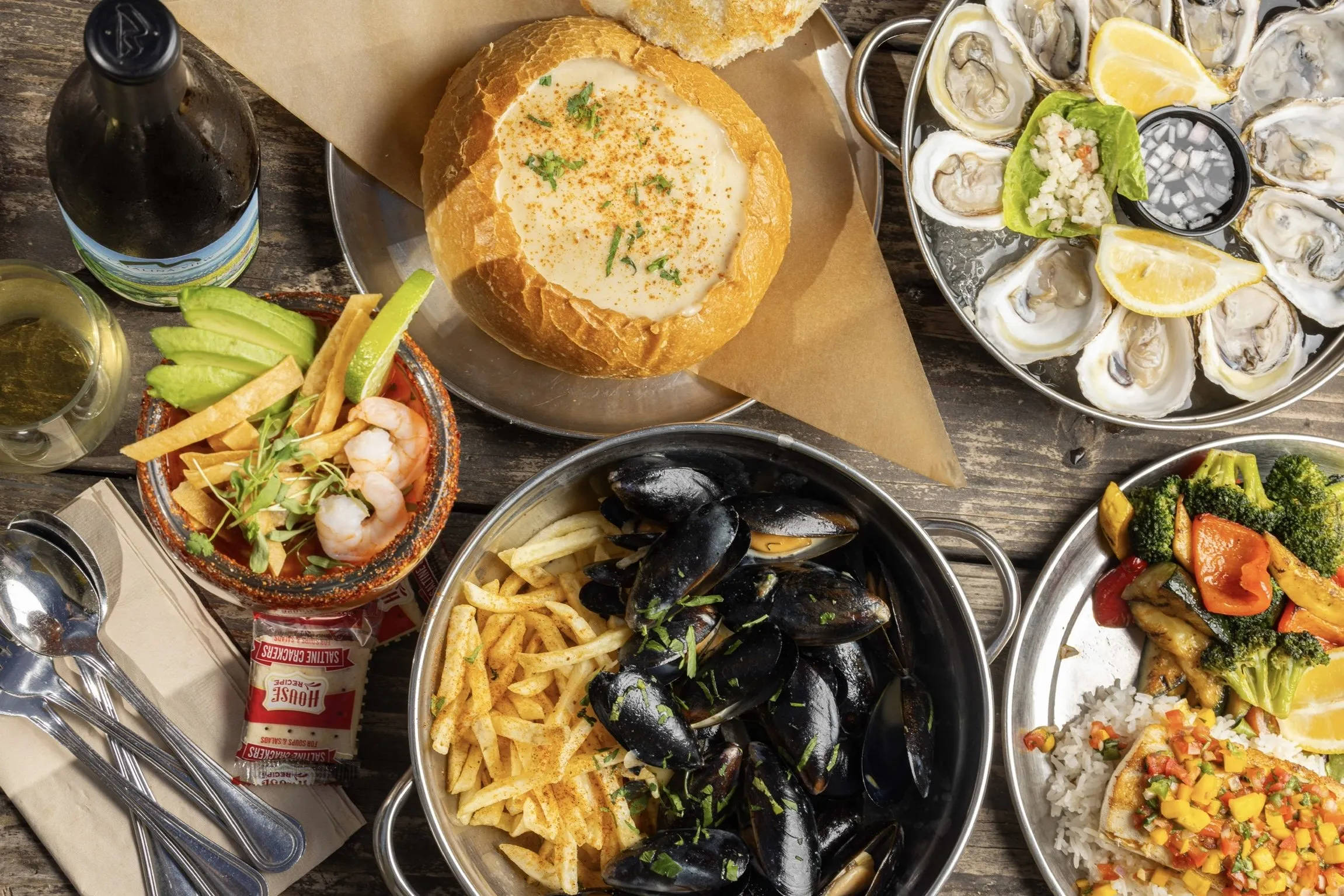 New England Clam Chowder (Bread Bowl)