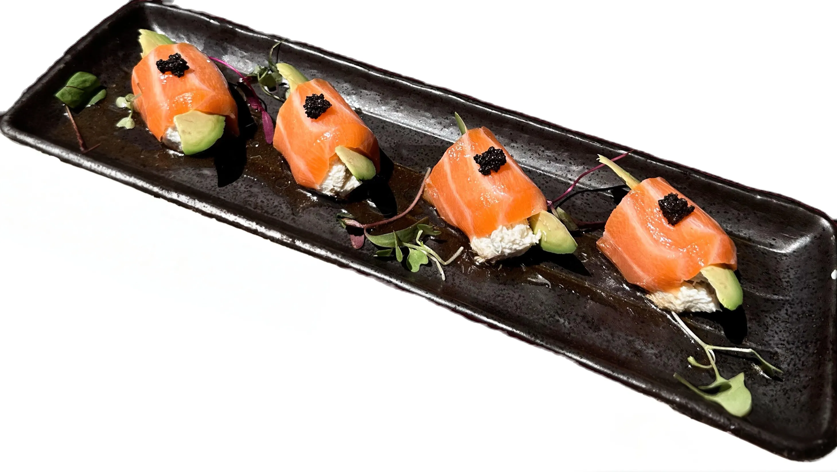 Salmon Blue Crab
