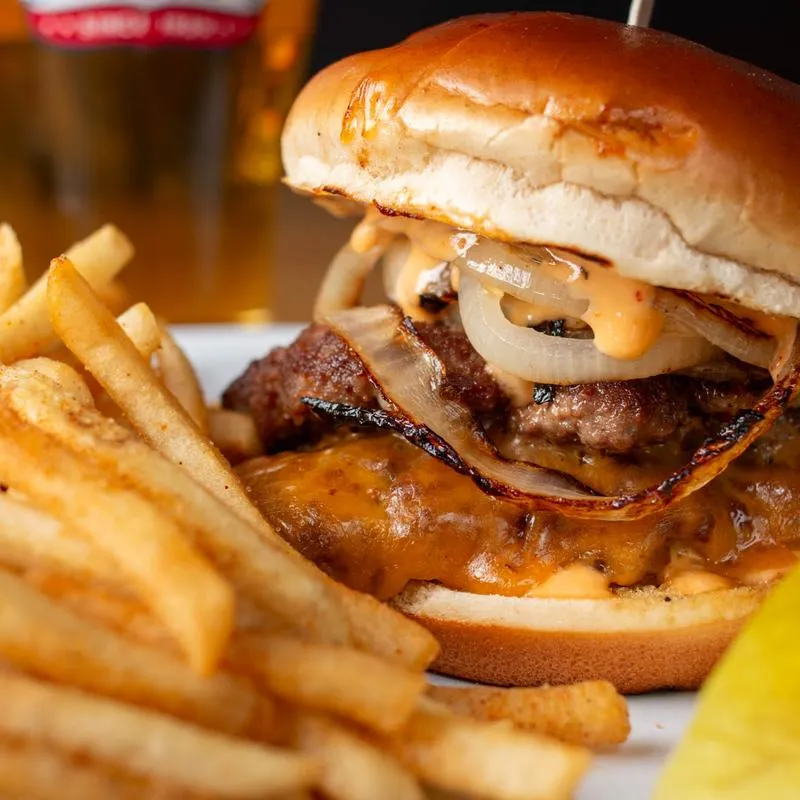 Bacon-Blue Burger