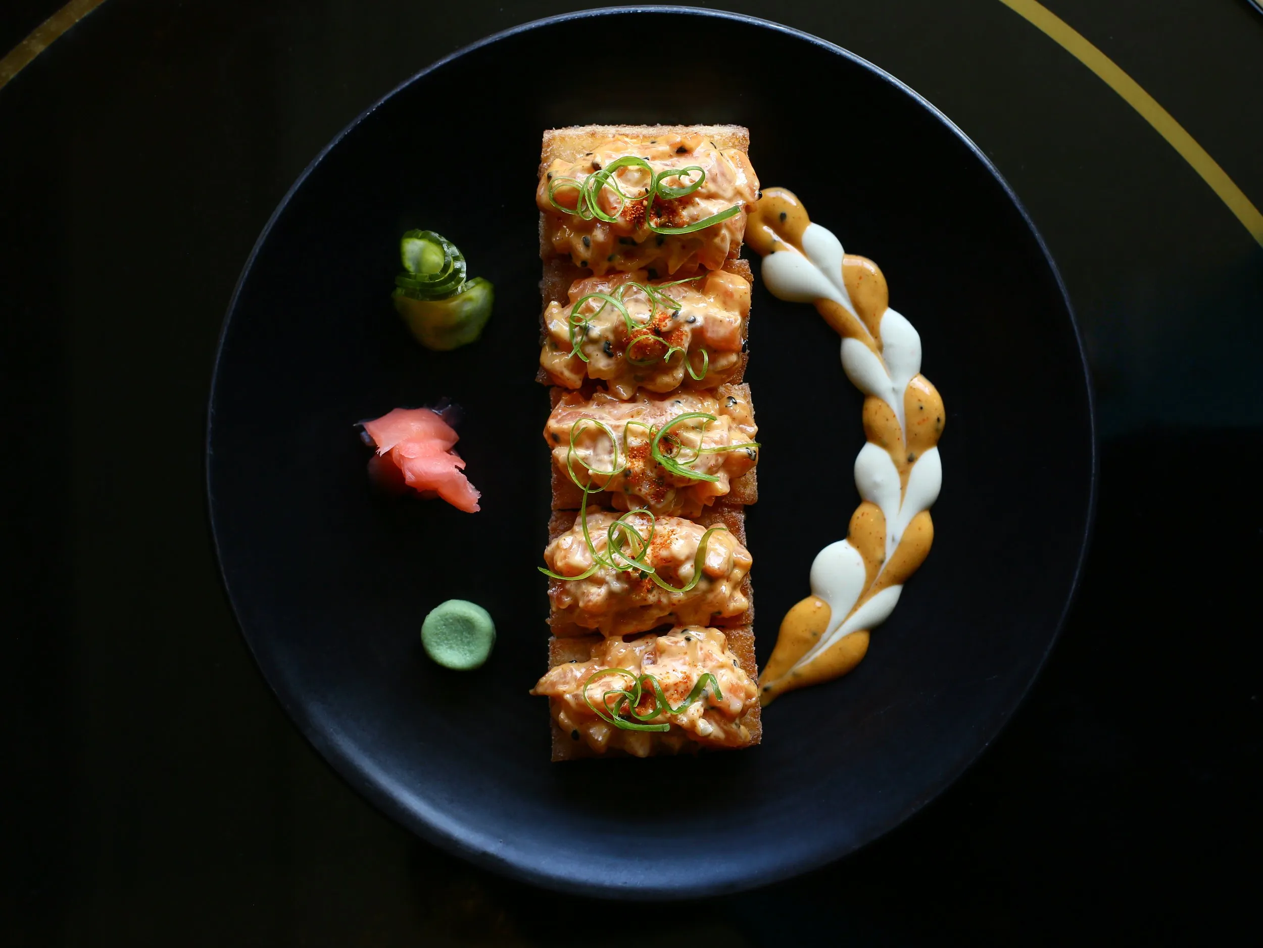 Spicy Salmon Crispy Rice