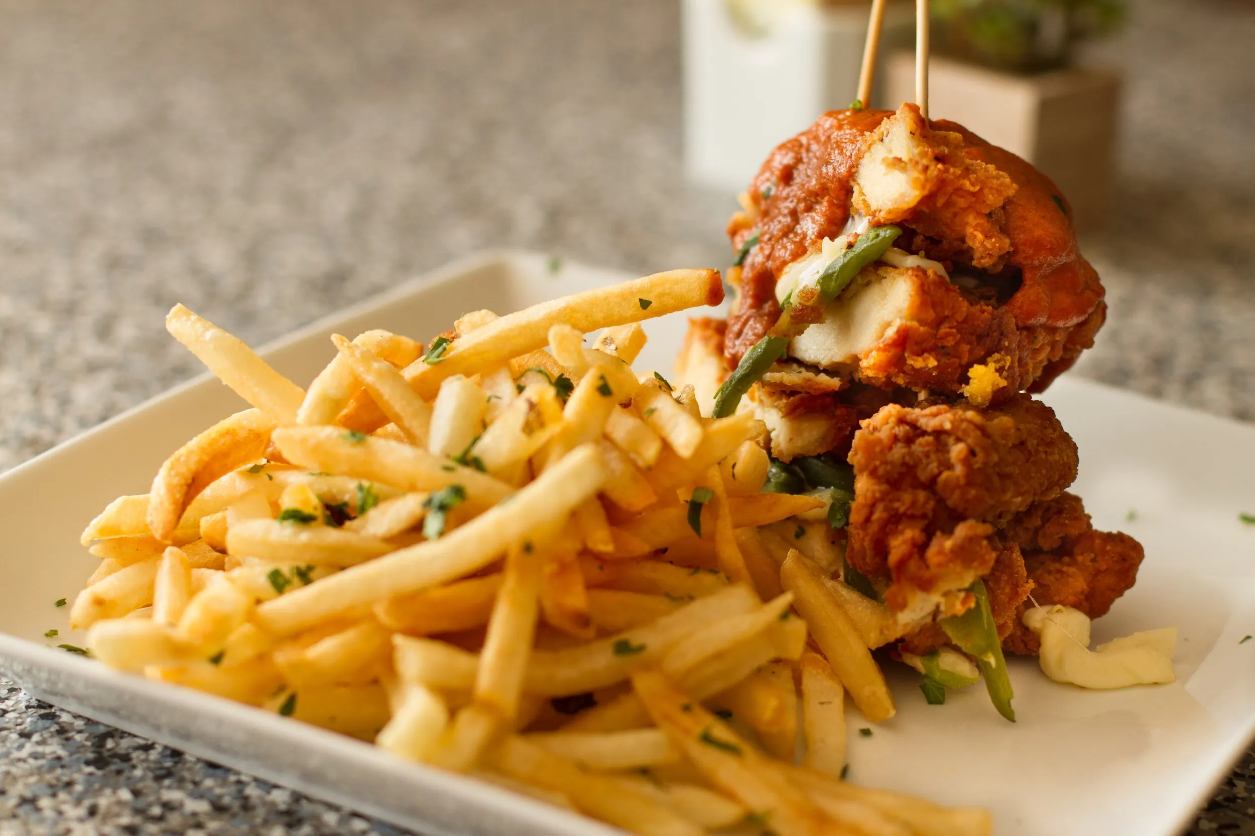 Crispy Chicken Tower