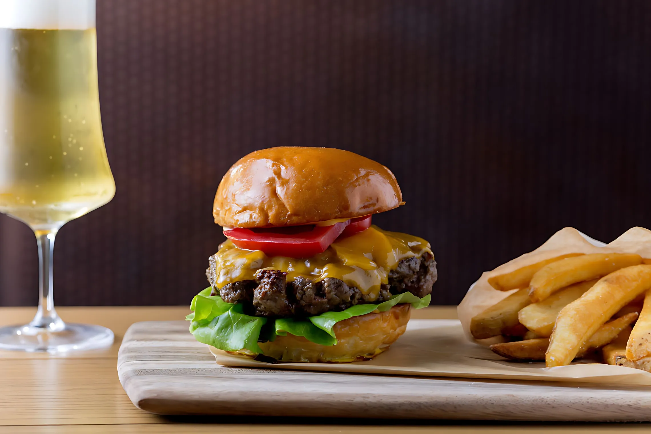 Cheeseburger and Fries