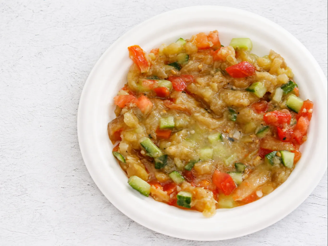 Chopped Eggplant w/Vegetables