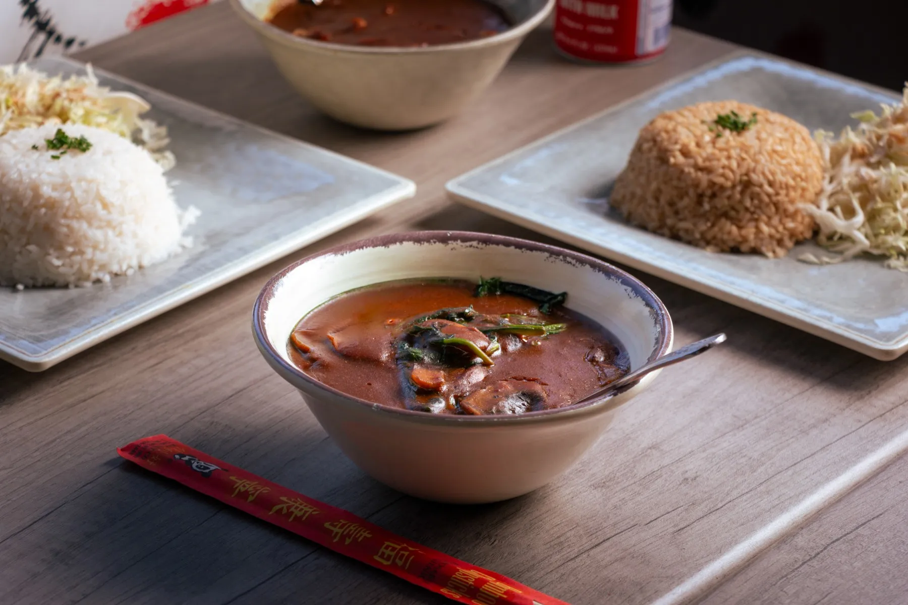 Spinach and Mushroom Curry