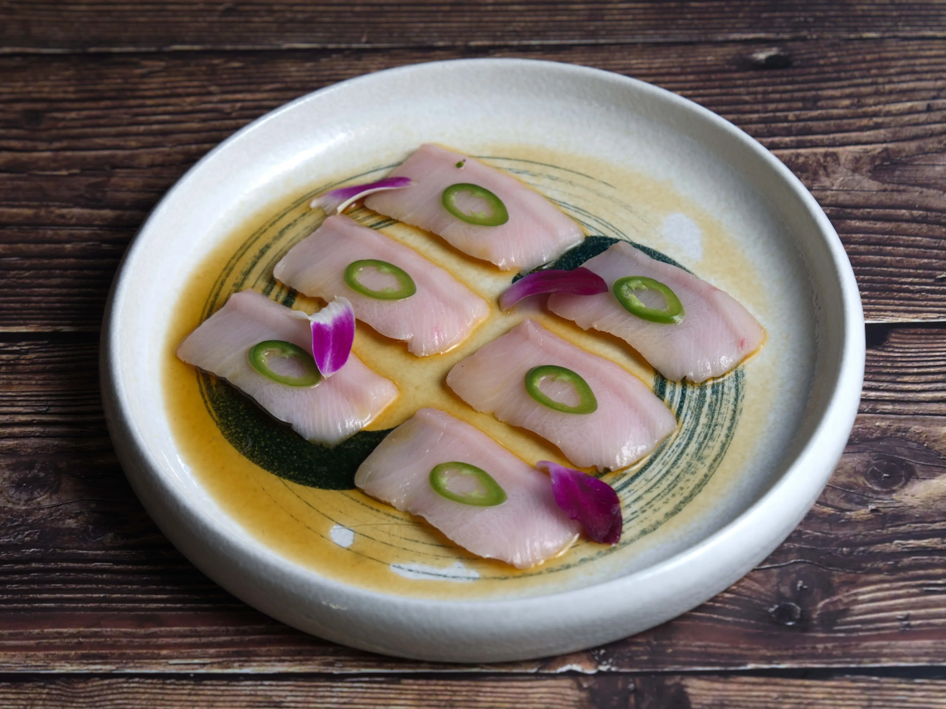 Yellowtail With Serranos