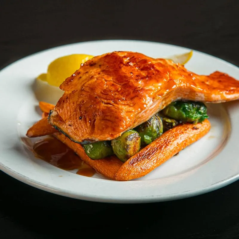 Grilled Salmon Plate