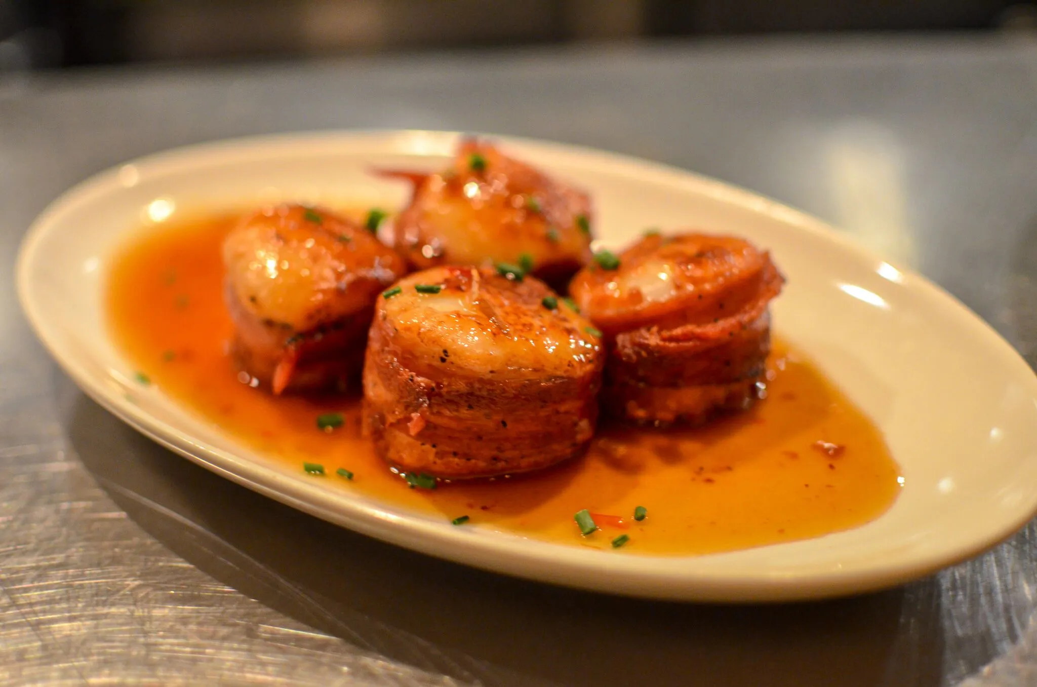 Pancetta Wrapped Scallops