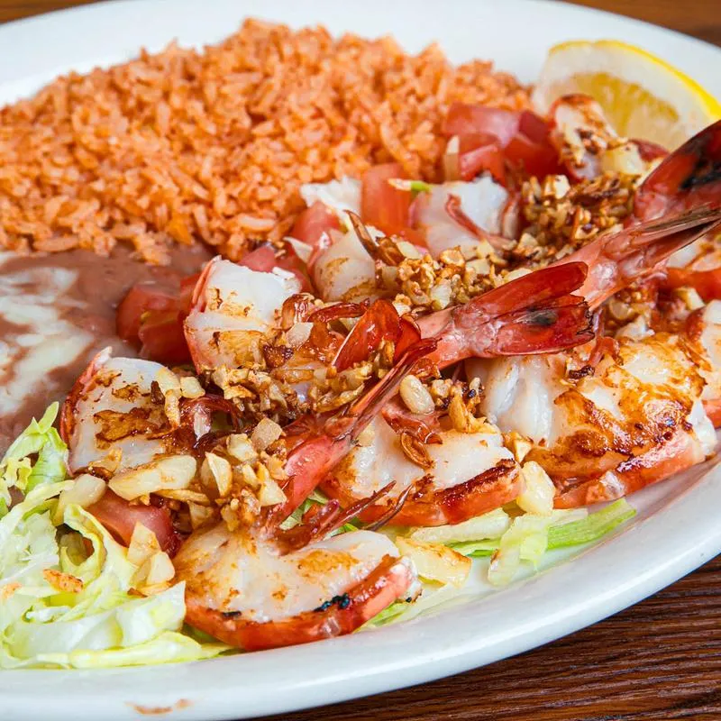 Camarones Al Mojo de Ajo