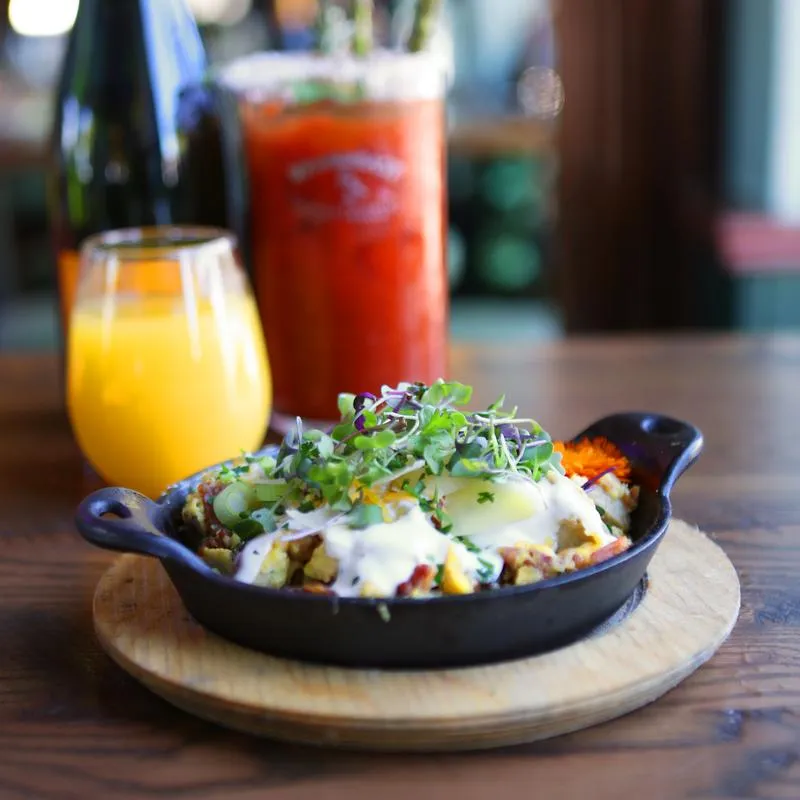 Pub Scramble Brunch Skillet