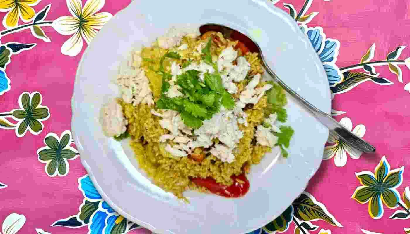Green Curry Fried Rice Chicken