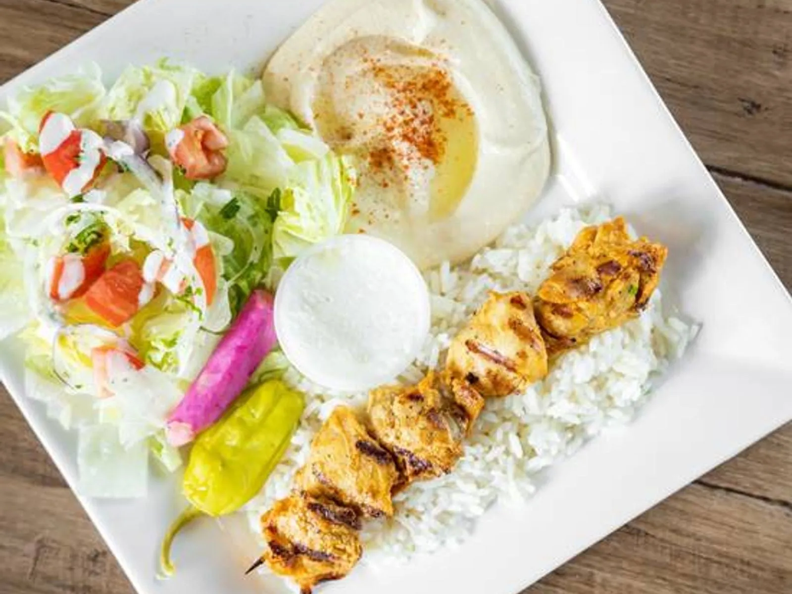 Grilled Chicken Skewer Meal Special 1 pc
