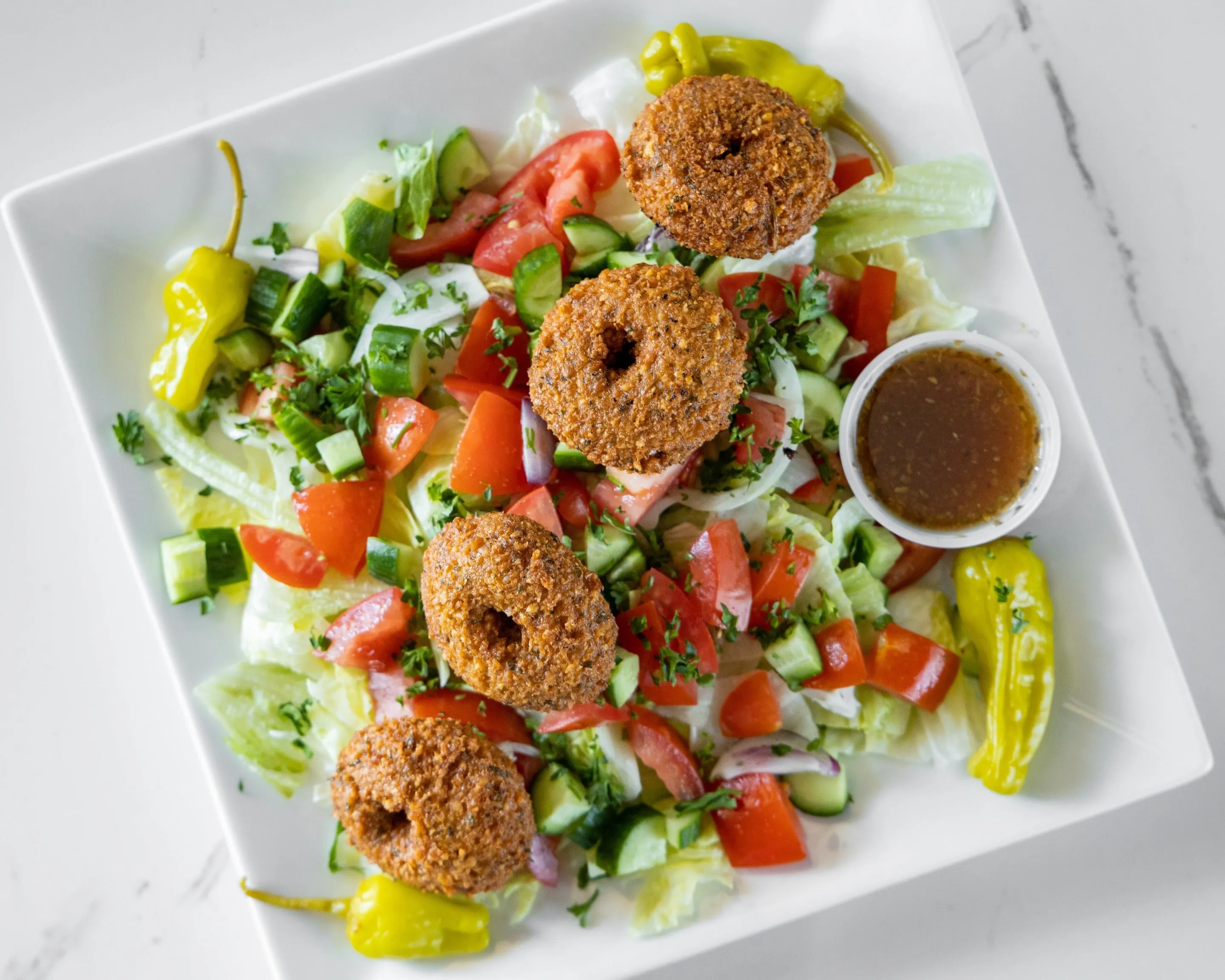 Veggie & Vegan Falafel Salad