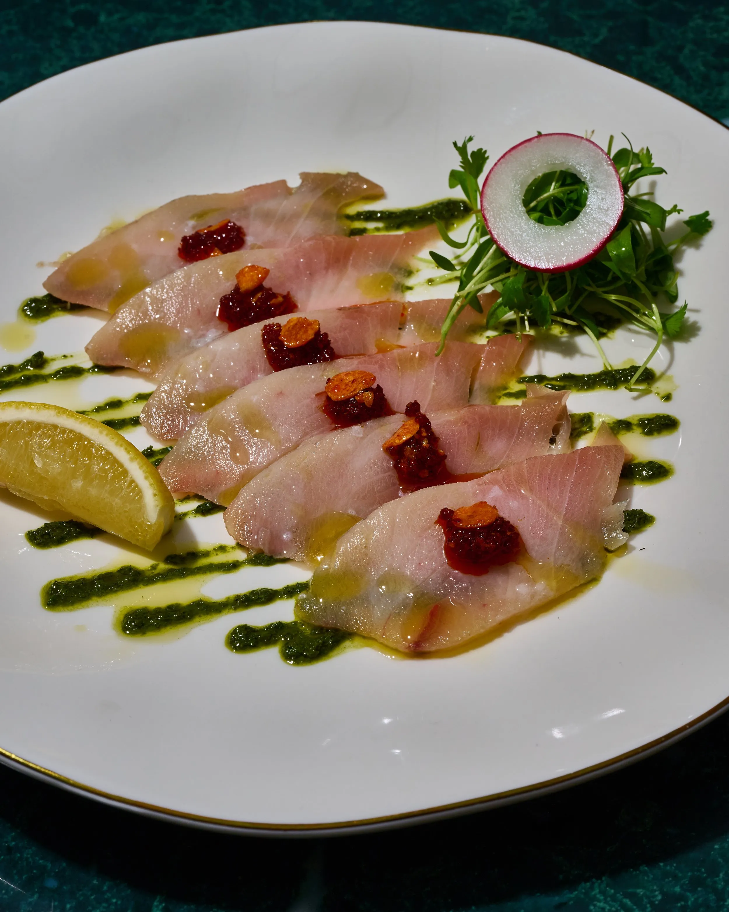 Hamachi Crudo