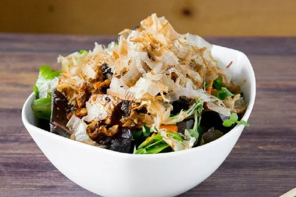 Salmon Skin Salad