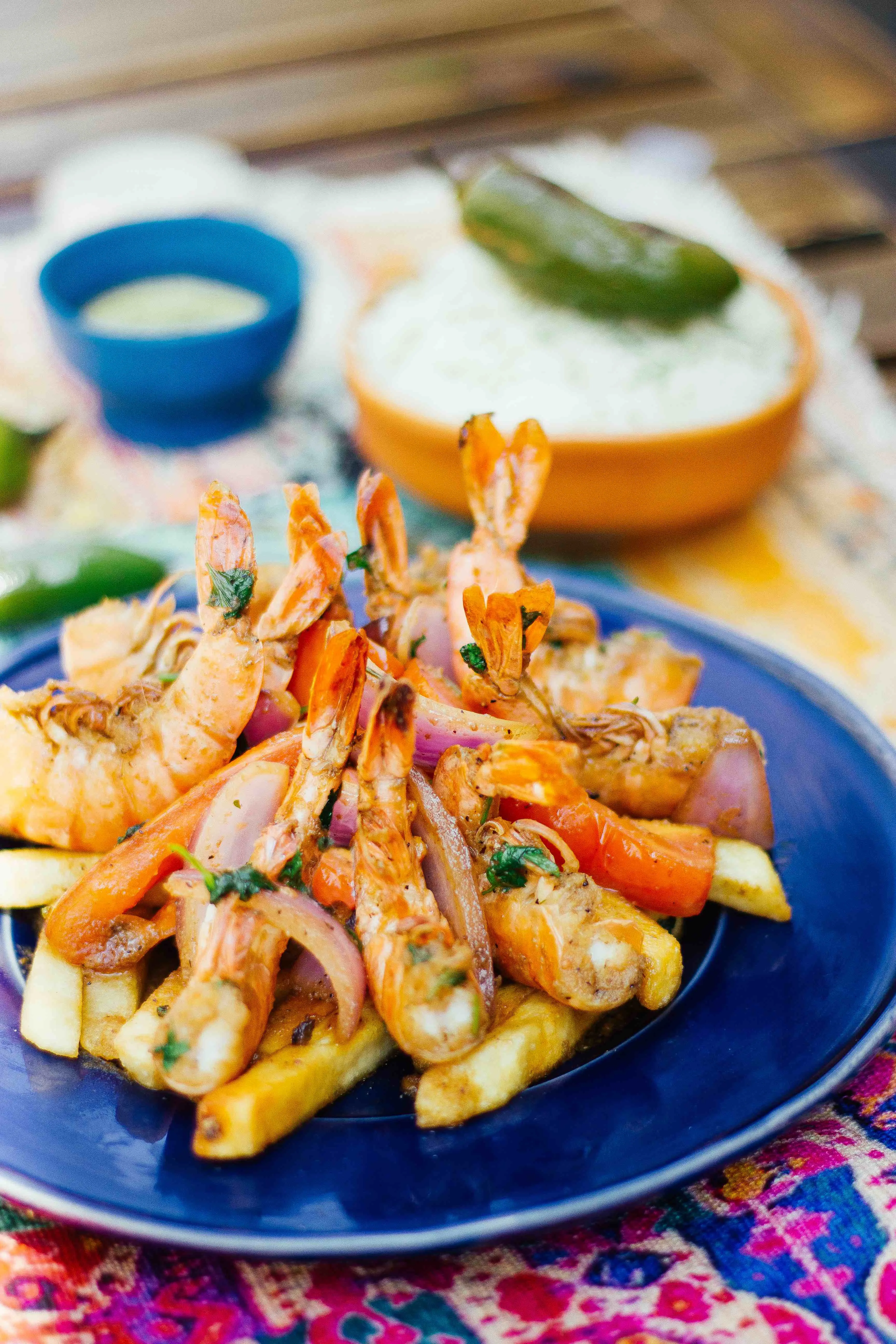 Shrimp Saltado
