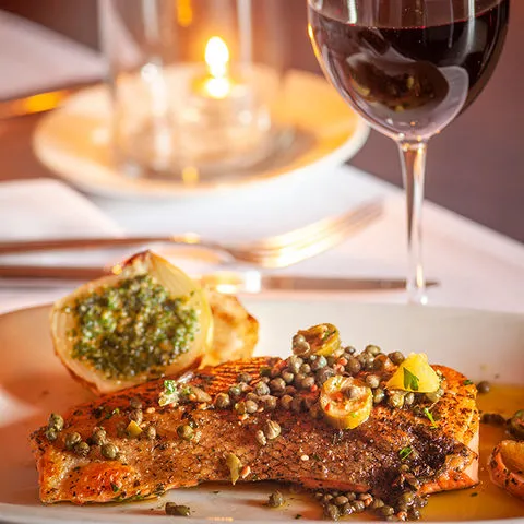 Roasted Wild King Salmon